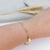 PULSEIRA GRUMET FLAT 4MM MASCULINA BANHADA A OURO 18K