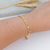 PULSEIRA 3X1 4MM MASCULINA BANHADA A OURO 18K