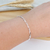 PULSEIRA 3X1 FINA MASCULINA BANHADA A PRATA