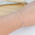 PULSEIRA 1X1 FINA MASCULINA BANHADA A PRATA