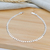 PULSEIRA GRUMET FLAT 3MM MASCULINA BANHADA A PRATA - comprar online