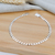 PULSEIRA GRUMET FLAT 4 MM MASCULINA BANHADA A PRATA - comprar online