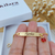 PULSEIRA INFANTIL PERSONALIZADA COM NOME E PINGENTE DE JOANINHA ESMALTADO BANHADA A OURO 18K - Kilara Joias 