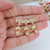 COLAR DE FILHOS 3 MENINAS CRAVEJADAS DE ZIRCÔNIAS PERSONALIZADO BANHADO A OURO 18K - comprar online