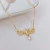 Colar mãe com coração de zircônia banhado a ouro 18k - comprar online