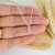 Colar Ponto de Luz Gota de Zircônias Banhado a Prata
