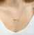 COLAR DE FILHOS CASAL LISO PERSONALIZADO COM NOMES BANHADOS A OURO 18K - Kilara Joias 
