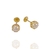 BRINCO INFANTIL DE PÉROLAS 5 MM BANHADO A OURO 18K