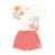 Conjunto Infantil Menina Cropped Florido Off White -Brandili - comprar online
