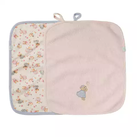 Kit 2 Babinhas Paninho de Boca Menina Matelasse Aurora-Hug