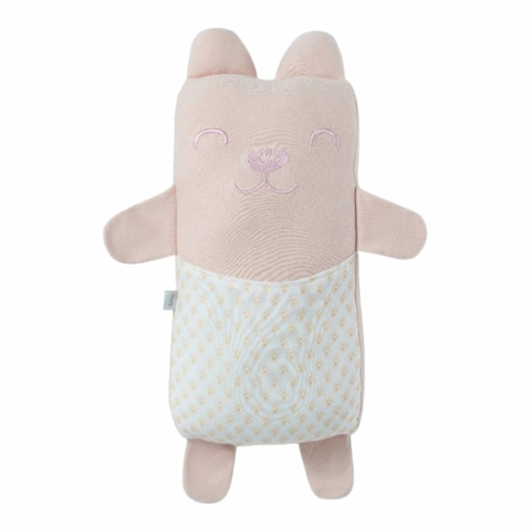 Naninha Bebê Agarradinho Urso New Baby Rosa Pêssego - Hug