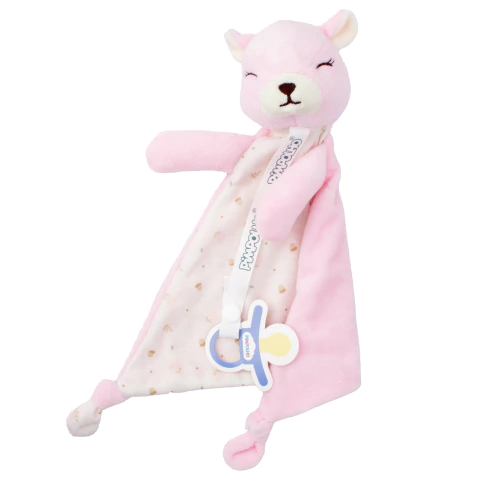 Naninha para Bebê Rosa / Esquilo - Pimpolho