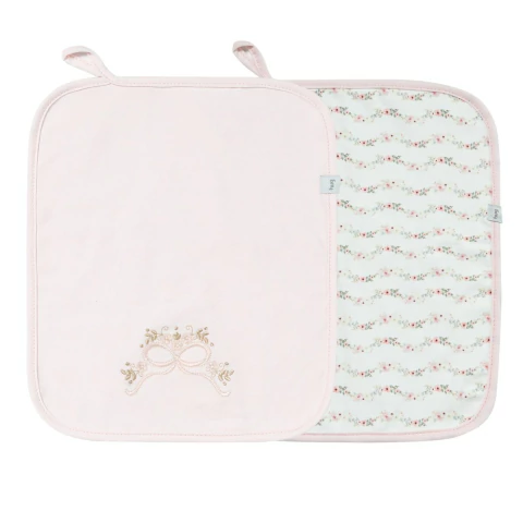 Kit 2 Babinhas Paninho de Boca Bebê Caminho das Flores -Hug