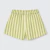 Shorts Infantil Menina Clochard Verde Listras Malha - Hering na internet