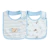 Kit Com 2 Babadores Bebê Sweet Dreams Azul - Hug