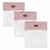 Saquinho Maternidade Organizador Rose 3 Peças - Batistela Baby