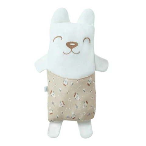 Naninha Bebê Agarradinho Urso Be Brave Marrom Café - Hug