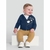 Conjunto Moletom Bebê Menino Azul Marinho Tamanho G-Brandili na internet