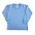 Camiseta Manga Longa Infantil Menino Azul Lisa -Bicho Bagunça - comprar online