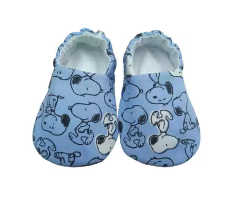 Sapatinho Bebê Pantufa Dog Azul - Lilifish Baby & Kids