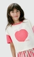 Blusa Infantil Menina Manga Curta Fruta Off white - Hering - Lilifish Baby & Kids - Loja Online de Produtos Para Bebê e Criança