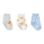 Kit Meia Bebê C/3 Pares TAG 00-15 Azul Caranguejo -Pimpolho