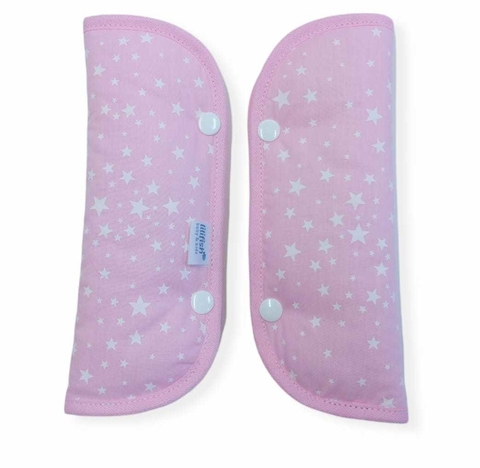 Protetor de Cinto Rosa Estrelas Para Bebê - comprar online
