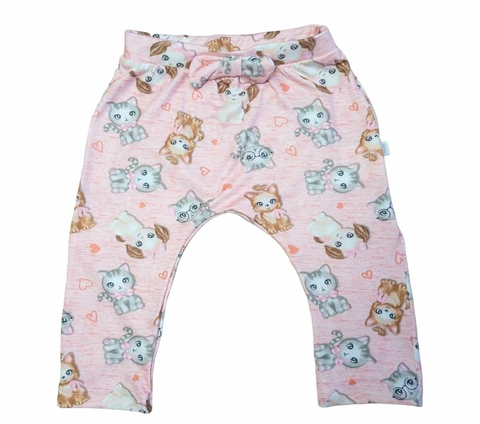 Calça Bebê Rosa Rosa em Malha - Hug