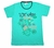 Blusa Manga Curta Infantil Verde Tamanho 8 - Turminha e Cia