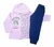 Conjunto Moletom Infantil Feminino Rosa Unicórnio - Clubinho