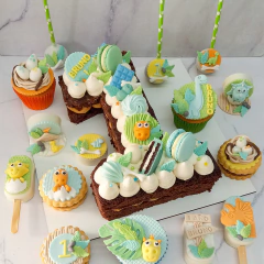 Combo Zoompleaños Number o Letters Cake en internet