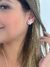 Imagem do Brinco flor cravejada