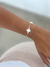 Pulseira flor/trevo trabalhada cristal - loja online