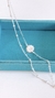 Pulseira dupla bolinhas e flor margarida - loja online