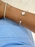 Bracelete regulável trevo e ponto de luz - Azevedo Acessórios