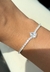 Pulseira regulável riviera e gota cristal - loja online