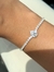 Pulseira regulável riviera e gota cristal - Azevedo Acessórios