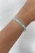 Pulseira baguete azul na internet