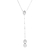 Colar gravatinha gota cristal - comprar online