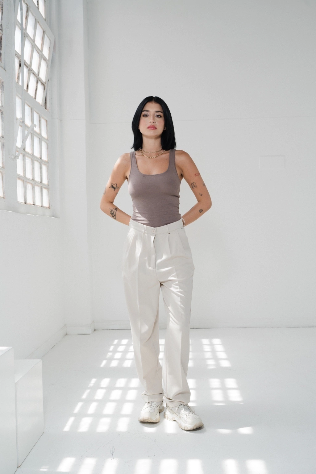 Pantalón Quebec SS25 Melissa Beige Nude
