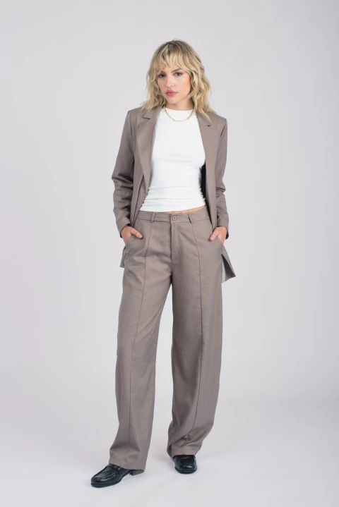 AW26 Pantalón Balloon Sastrero Beige (AW26CO19-2-BOTT)
