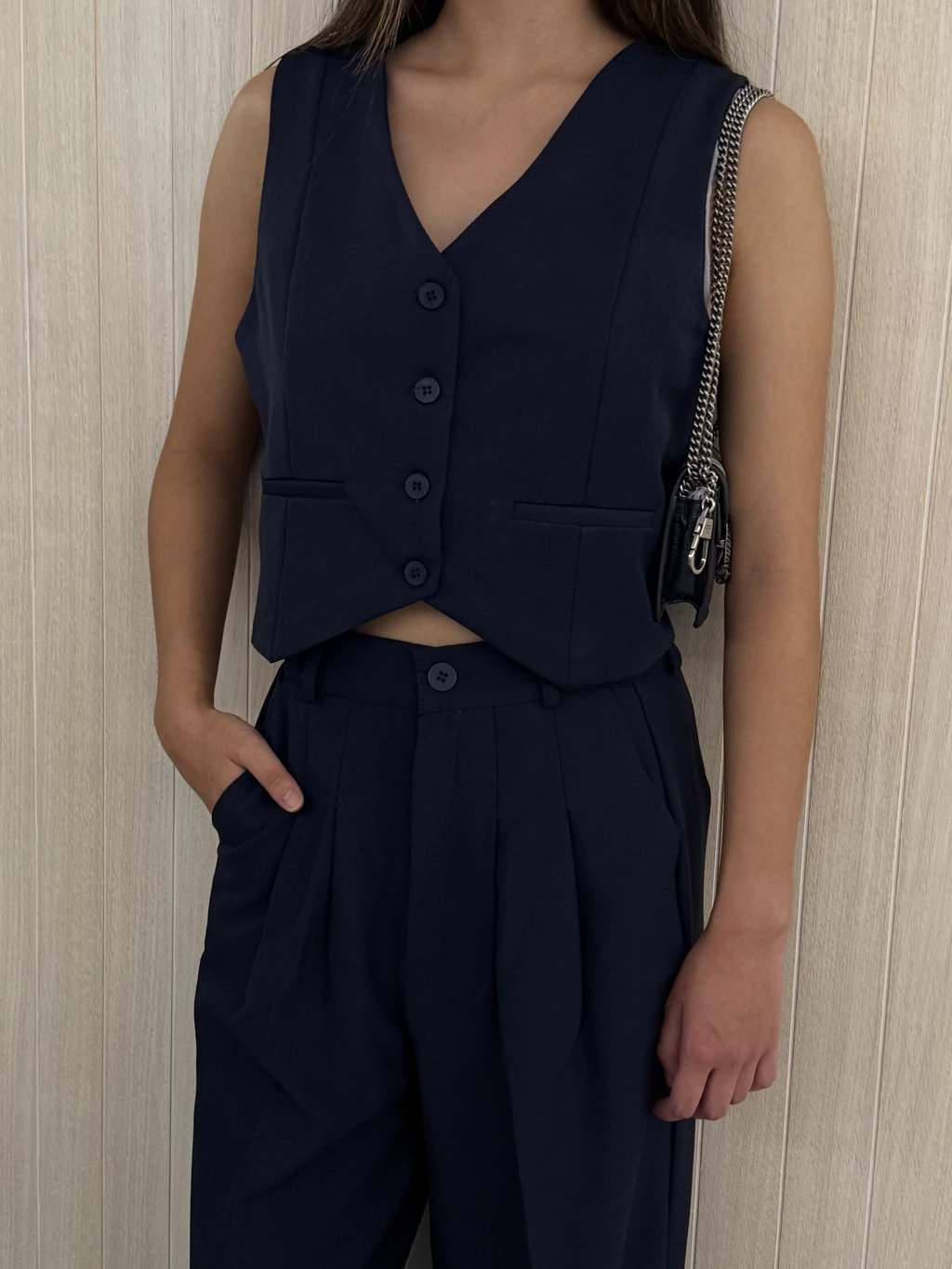FW25 Chaleco Matilda Azul (AW25CO04-MQ)