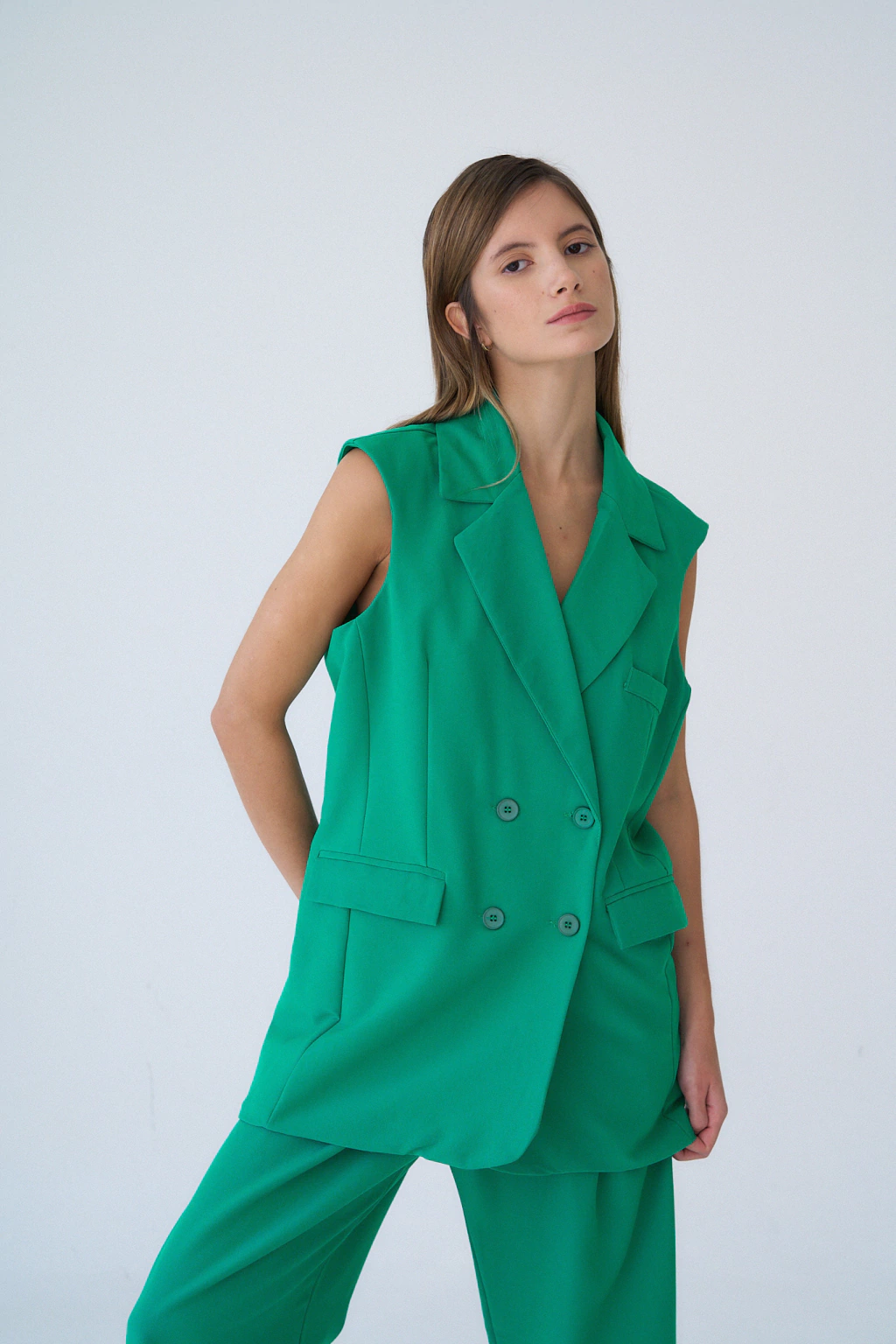 Chaleco Midi FW24 Verde