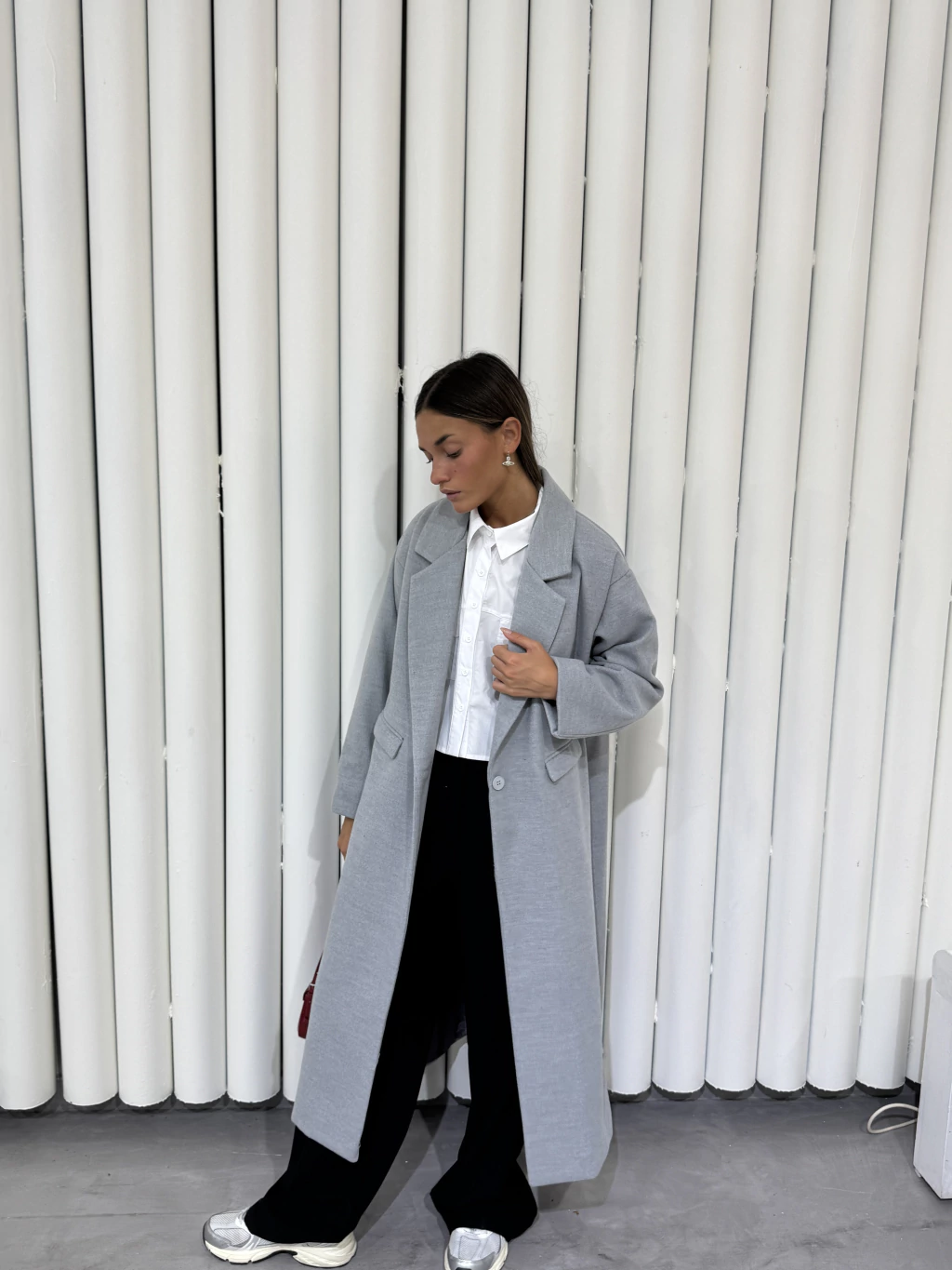 FW25 Saco Lucky Gris Claro (AW25CO10)