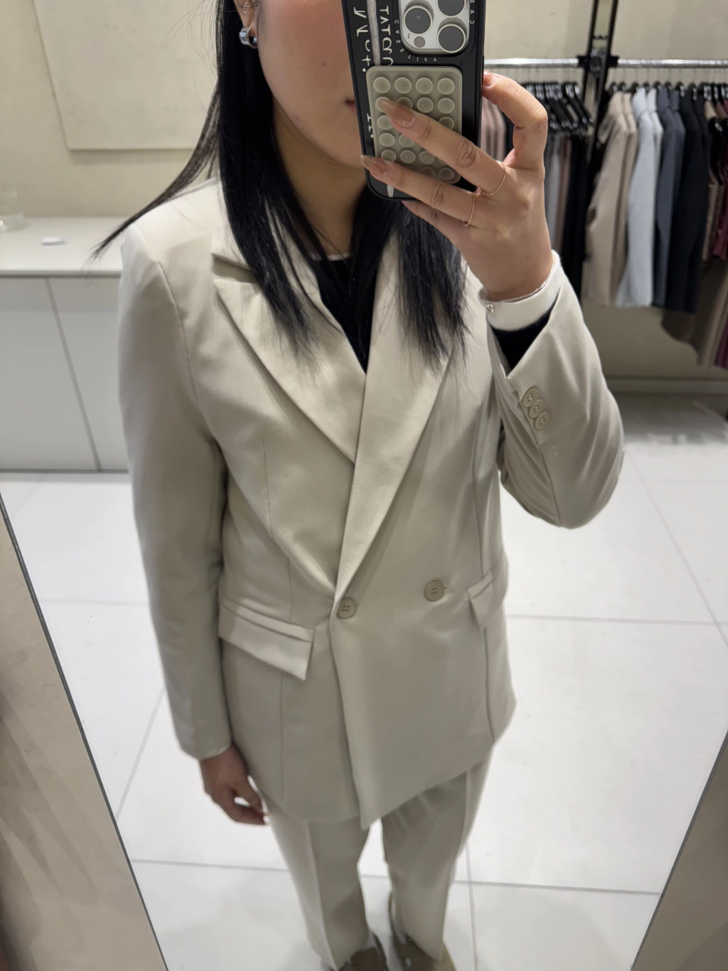FW25 Blazer Spencer Crema (AW25CO47-A)