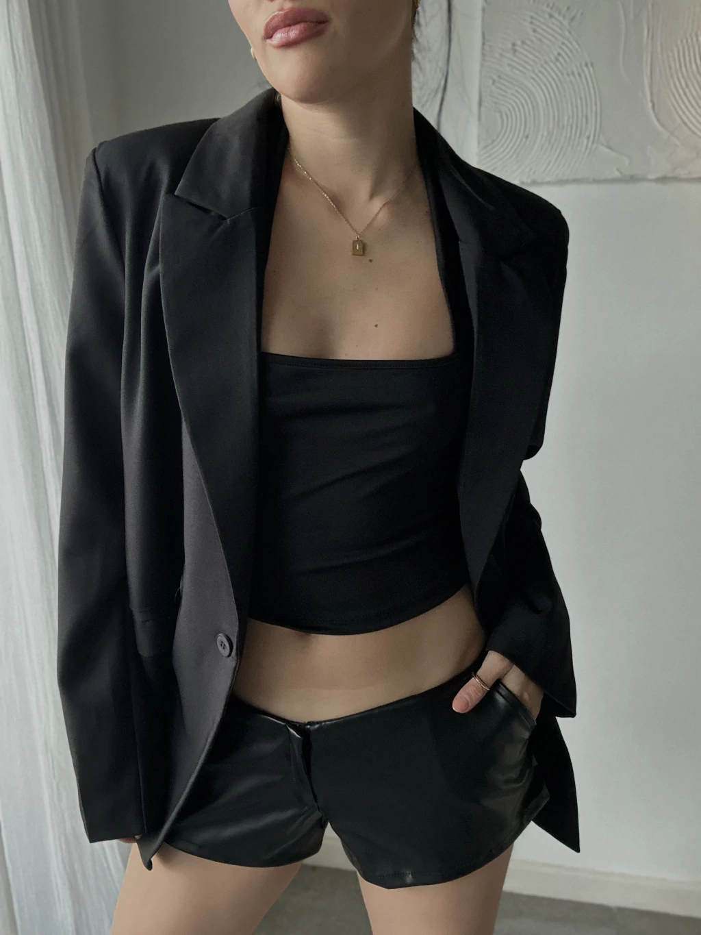FW25 Micro Short Clásico Negro (AW25CO25-1)
