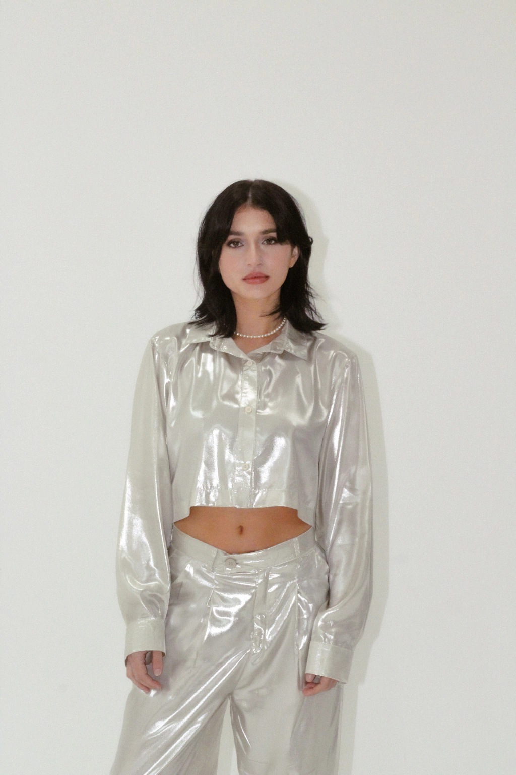 Camisa Adora SS25 Champagne