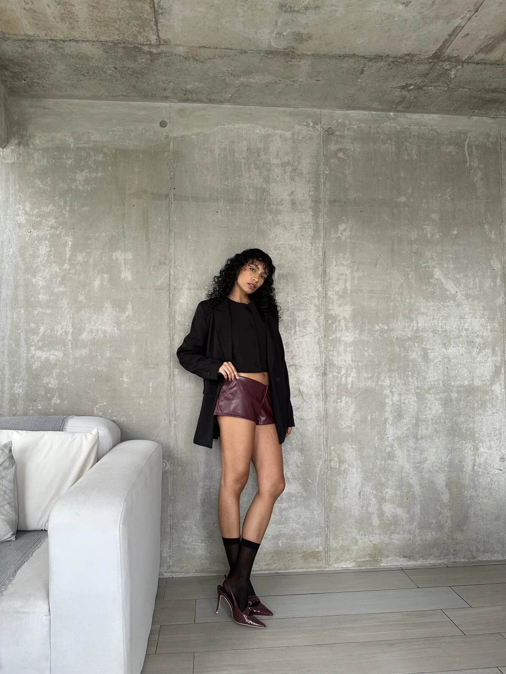 FW25 Micro Short Clásico Bordó (AW25CO25-1)