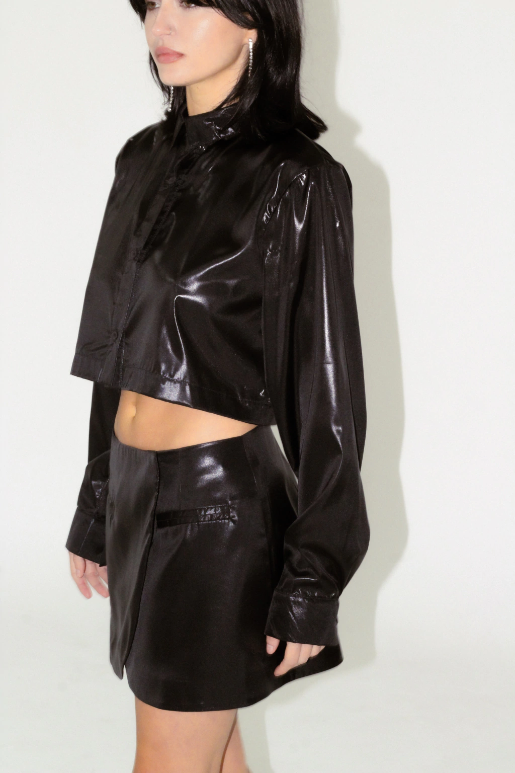 Pollera Sastrera Solapas SS25 Negro