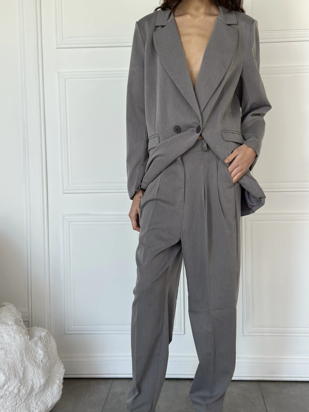 FW25 Pantalón Sleek Gris (AW25CO33-MM)